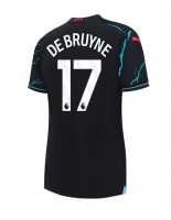 Manchester City Kevin De Bruyne #17 Kolmaspaita Naisten 2023-24 Lyhythihainen